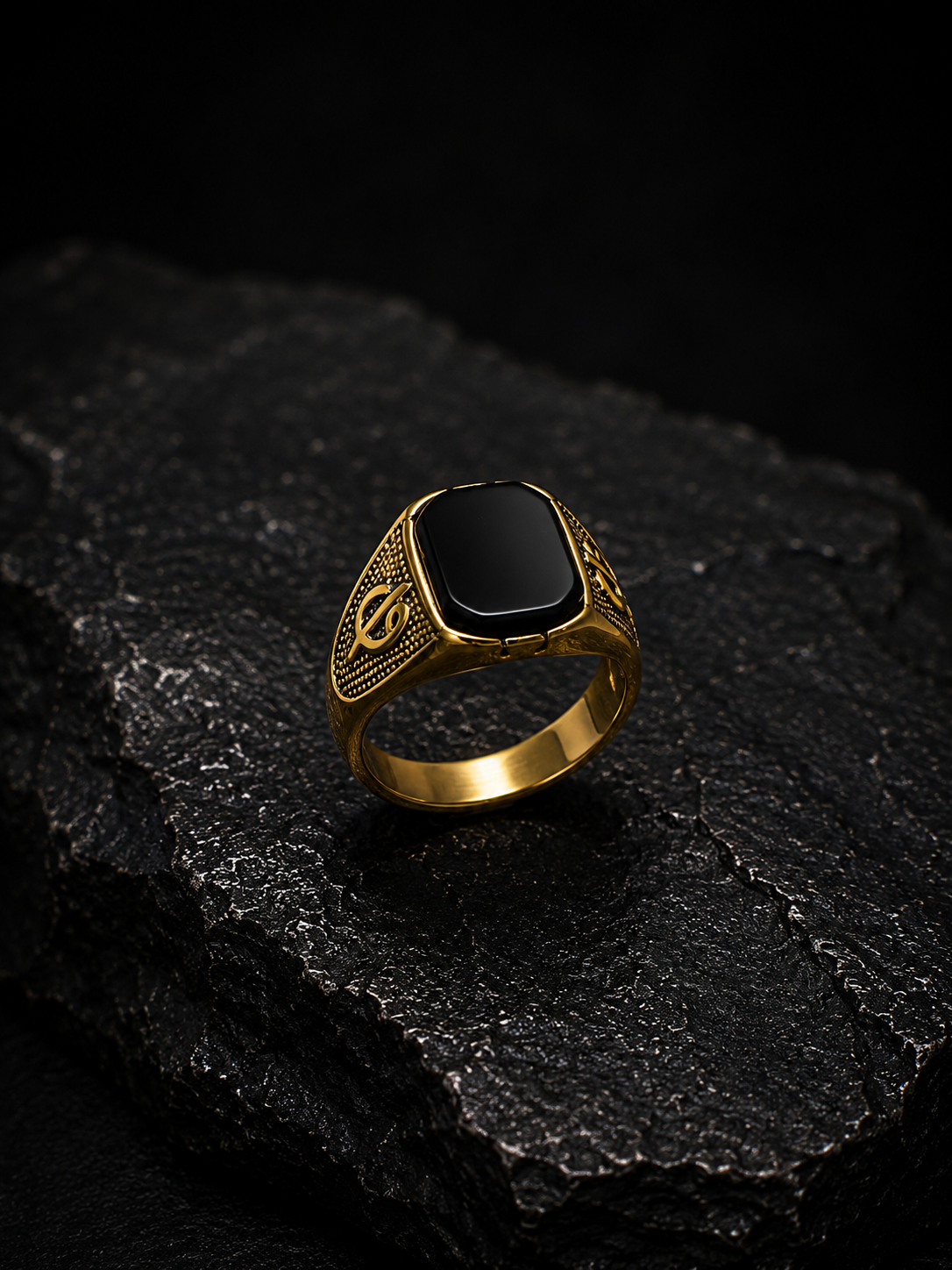 Imperial Onyx Signet Ring