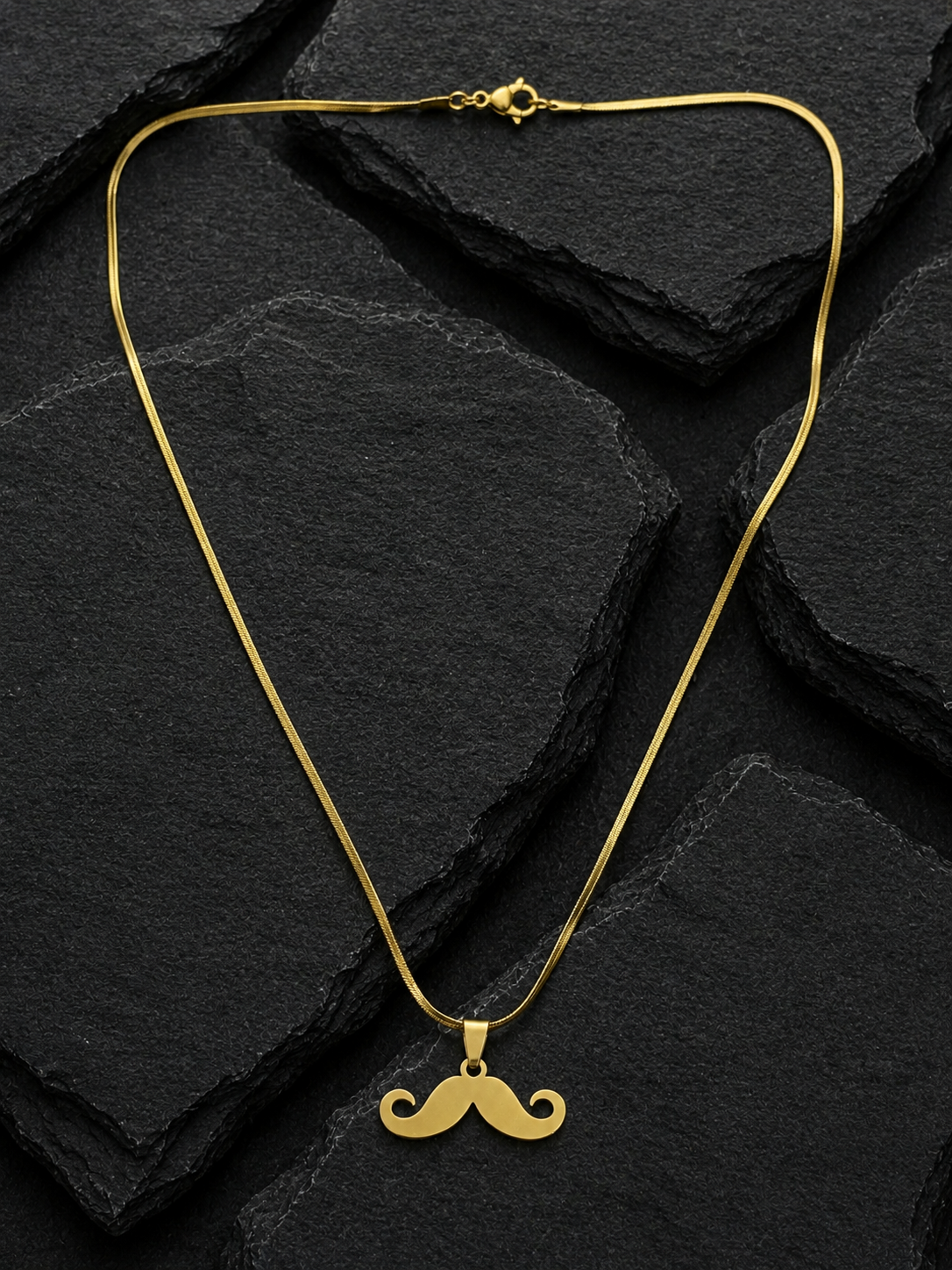 Monarch Moustache Pendant