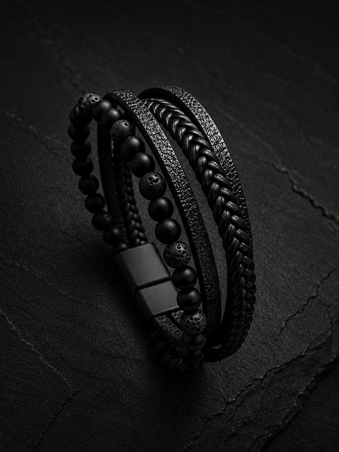 Ebon Weave Bracelet