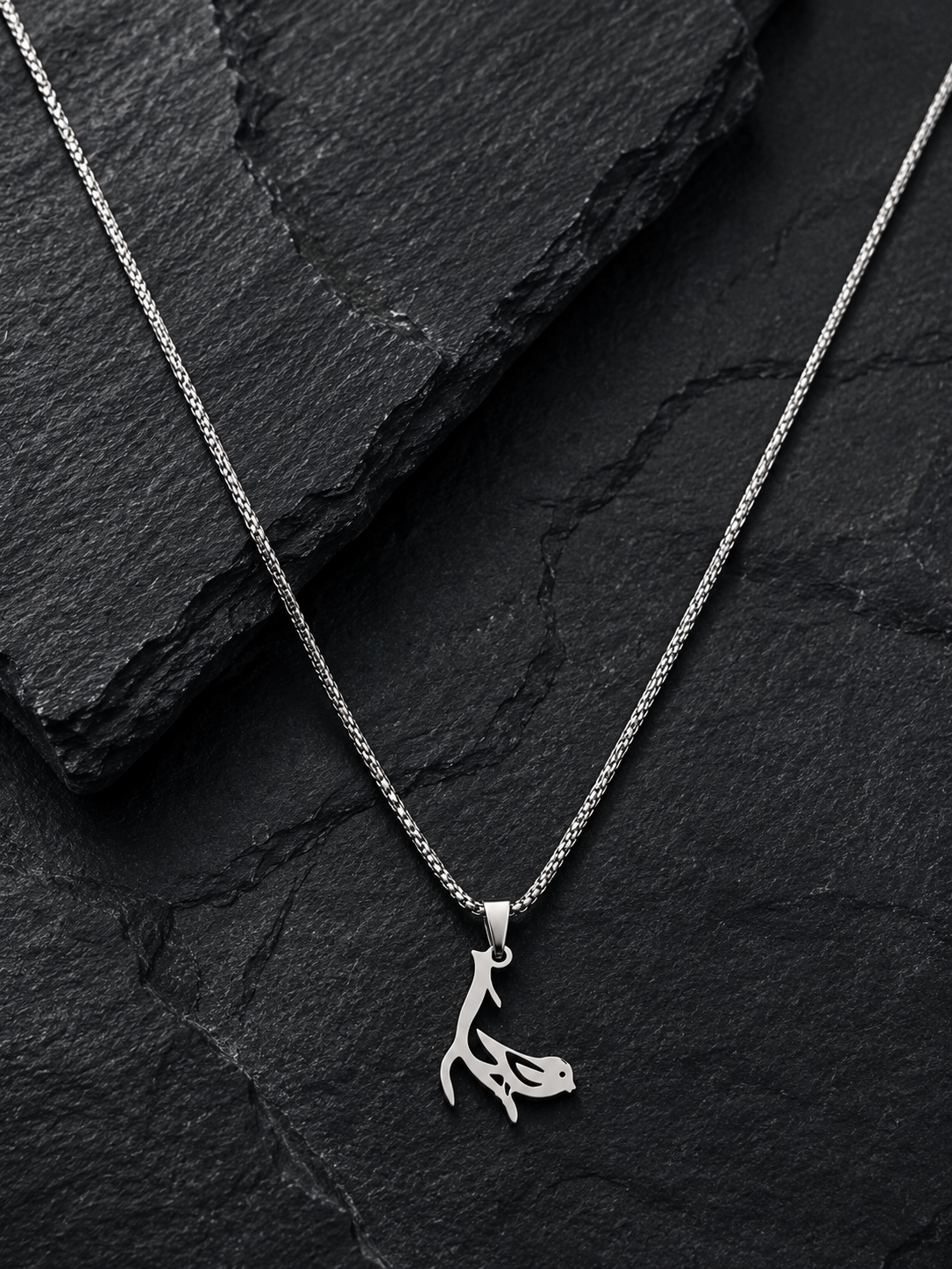 Verdant Antler Pendant