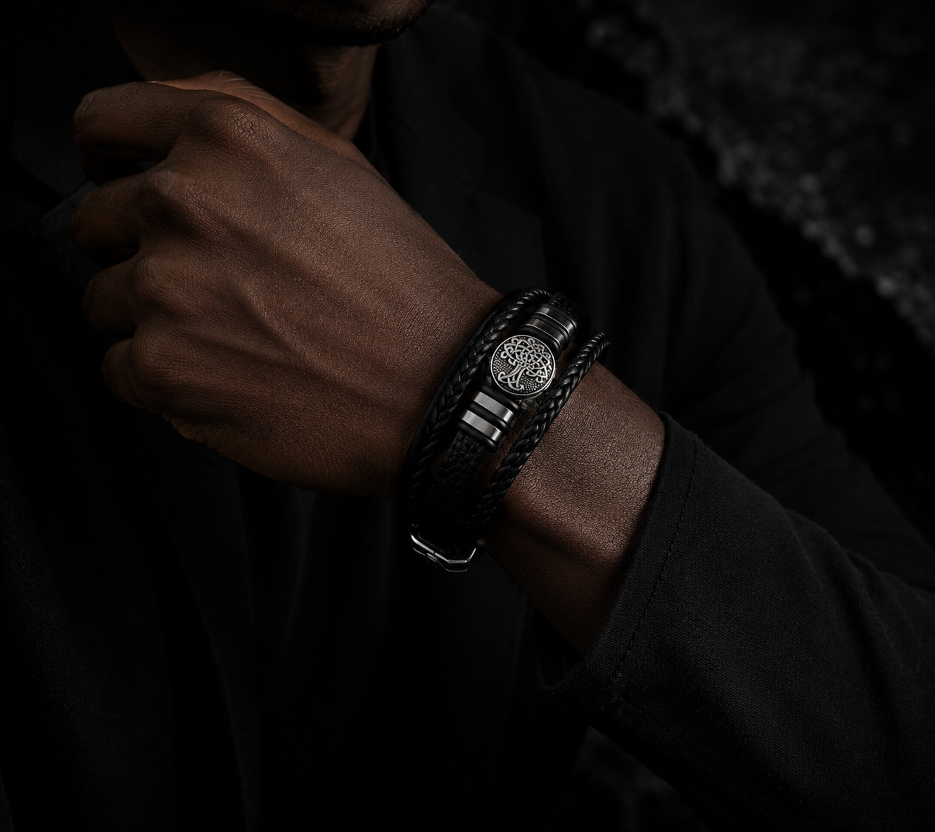 Men’s Premium Leather Antique Bracelet