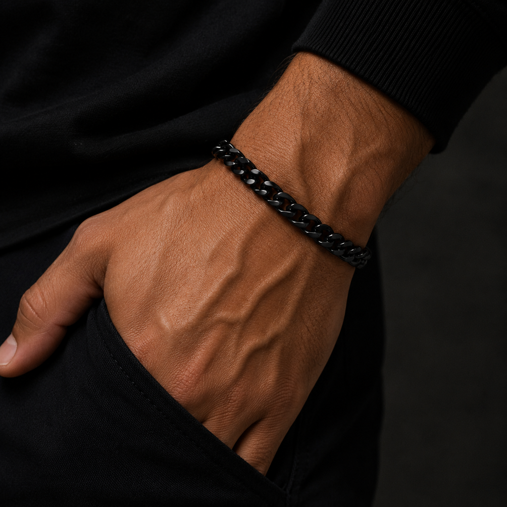 Midnight Cuban Bracelet